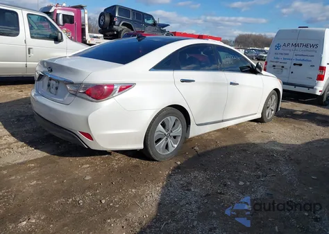 2015 Hyundai Sonata Hybrid Limited z USA, uszkodzony, nr VIN KMHEC4A41FA119972